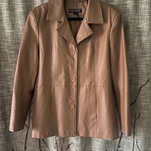 Dialogue Women's Brown Leather Jacket